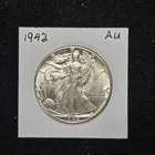 1942 Walking Liberty Half Dollar AU