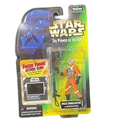 Star Wars Biggs Darklighter 1997 Power of the Force Freeze Frame Action Figure