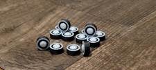 Old White Wall Tires With Hole In Center 164 Scale. Blackwhite 3d Printed. 12