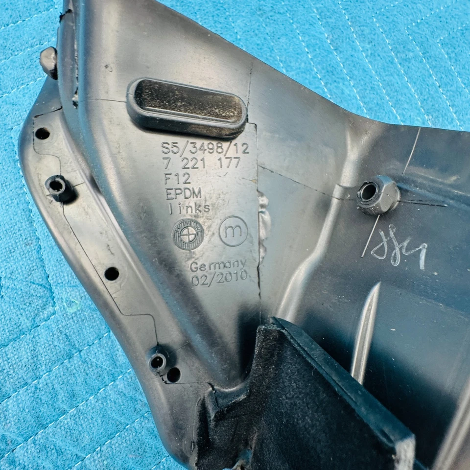 BMW 650i 2012-2017 parabrisas delantero izquierdo sello OEM 7221177 Foto 2 de 4