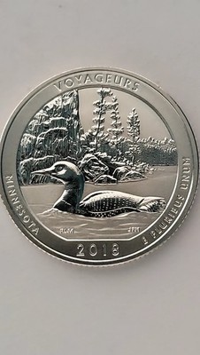 2018-S United States, Reverse Proof, America the Beautiful, Voyageurs