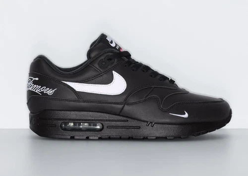 Supreme x Nike Air Max 1 ’87 Noir UK11 / US12 / EU 46
