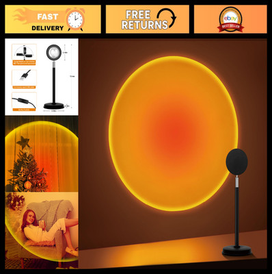 Sunset Lamp Projector - 180° Rotating Sun Projection Light for Home Decor