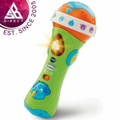 VTech Mitsingmikrofon|Kleine Kinder|Tiergeräusche|Bewegungssensor|1+ Jahre