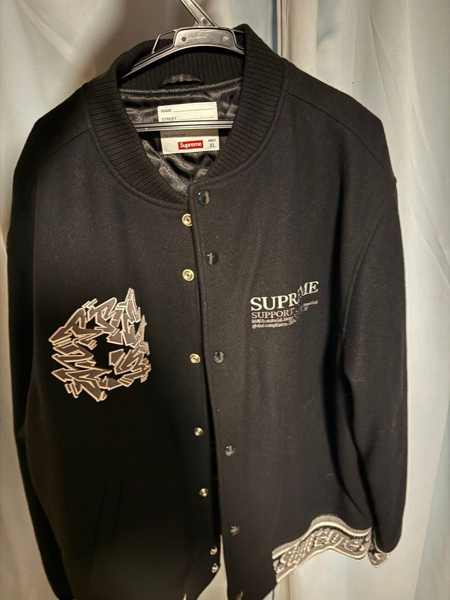 Supreme Support Unit Varsity Jacket XL Rare Size | eBay Supreme Support Unit Varsity Jacket XL Rare Size | eBay