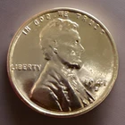 1941-S 1C Golden Color Coated Lincoln Wheat Cent Penny #2639