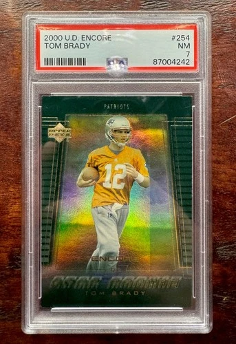 Tom Brady 2000 Upper Deck ENCORE Star Rookie PSA 7 #254 (RC) GOAT🐐