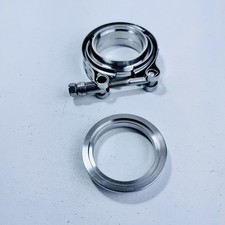 2.25 Inch V Band Clamp With Flange Female Stainless Steel 2.25 Inch V Band Clamp With Flange Female Stainless Steel