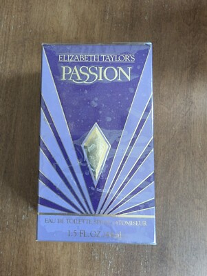 Elizabeth Taylor Passion Eau de Toilette Spray 1.5 fl oz   Sealed Box