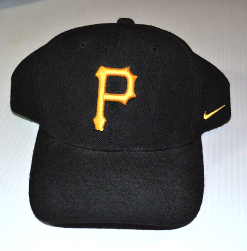 Pittsburgh Pirate Hat Team Nike Adjustable Black 100% Wool MLB
