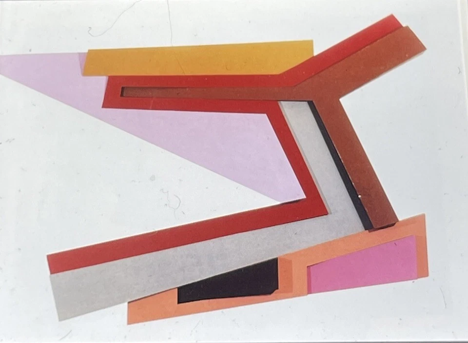 Diapositiva artística Frank Stella "Kamionka Strumilowa" minimalismo 35 mm Foto 2 de 3