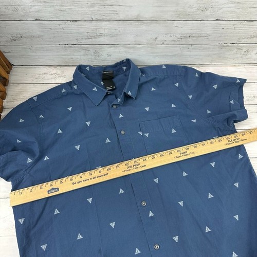 The North Face Mens XXL Collared Short Sleeve Button Up Blue 2XL - Picture 8 of 10