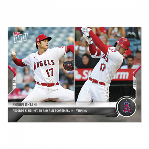 2021 Topps Now #556 Shohei Ohtani Angels