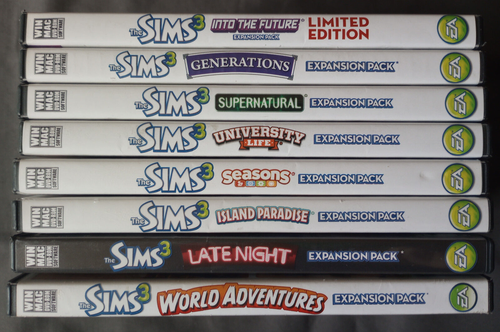 The Sims 3 PC CD ROM Expansion Packs Lot of 8 | Good Discs | Free Ship