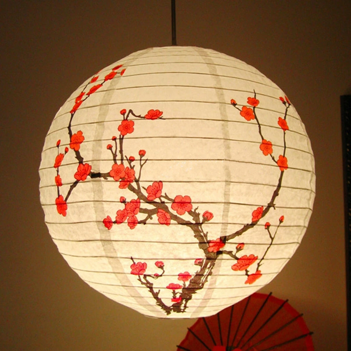 Japanese Floral Paper Lantern Light Shades Lampshade Bar Home