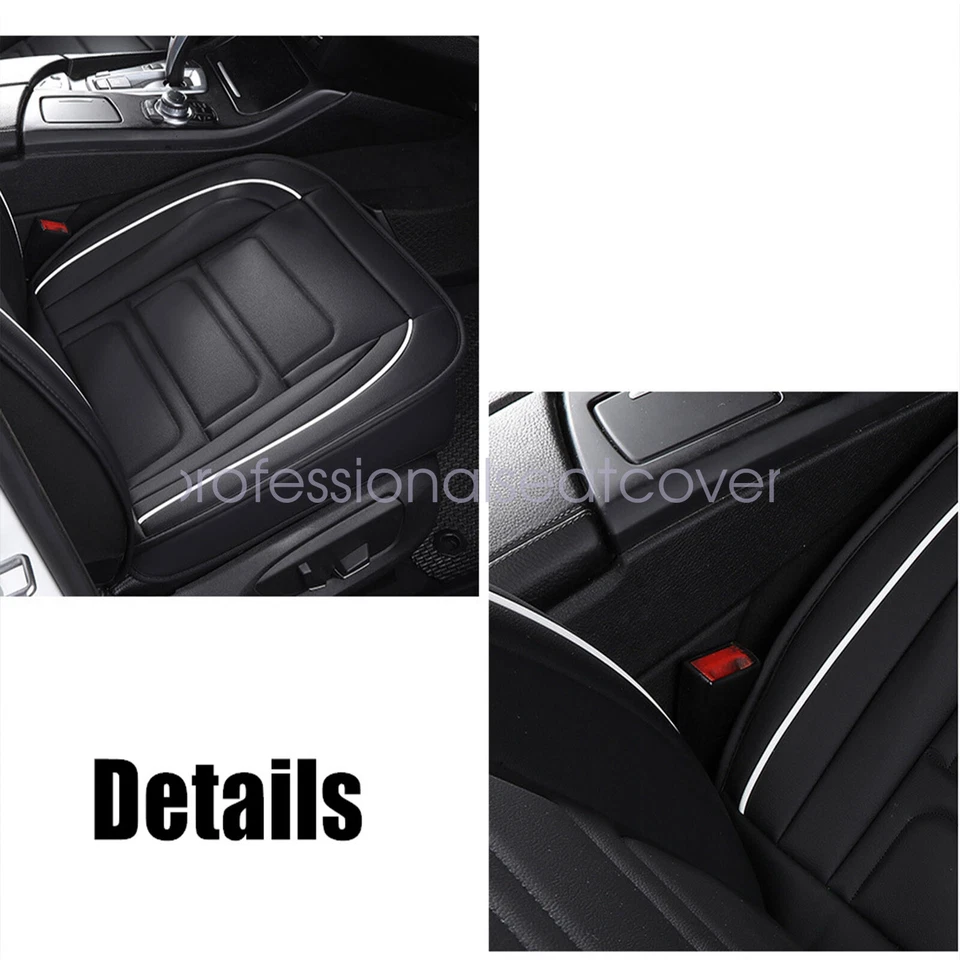 Funda de asiento de cuero PU delantera + cojín protector trasero para Toyota 4Runner 2003-2024 Foto 4 de 4