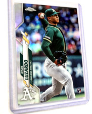 2020 Topps Chrome #5- JESUS LUZARDO Refractor Rookie RC Card.. rookie card picture