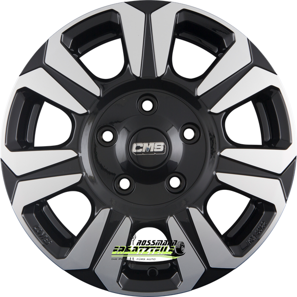 CMS C31 Diamond Black 6.5X16 ET60 - LK5/130 ML89.1 Felge Alu-image