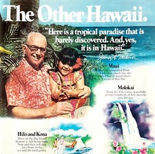 United Airlines Hawaii Travel 1980 Advertisement Vintage Aviation DWEE24