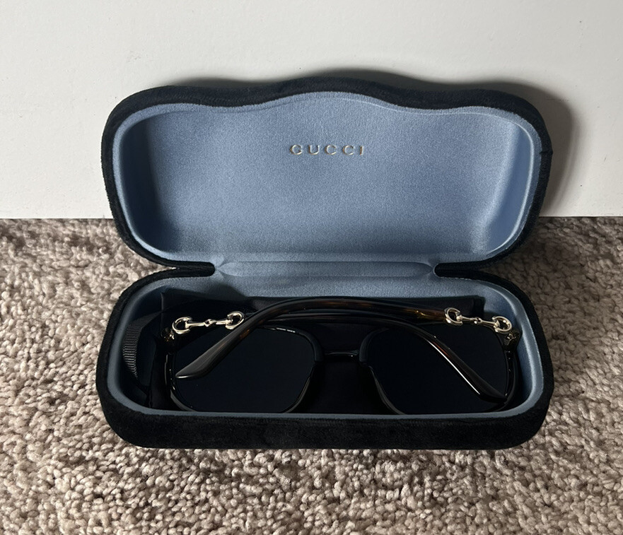 Gucci Horsebit Oversized Square Sunglasses | eBay display picture 1