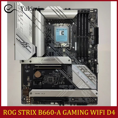 FOR ASUS ROG STRIX B660-A GAMING WIFI D4 DDR4*4 LGA1700  128GB Ｍotherboard Test
