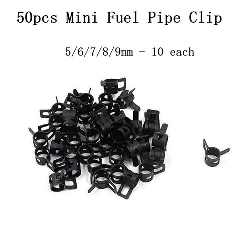 10 Pcs Clips De Tuyau à Double Fil Colliers De Serrage