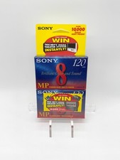Sony Video 8 2 Pack MP 120 min SEALED NEW Blank Cassette Camcorder Tape