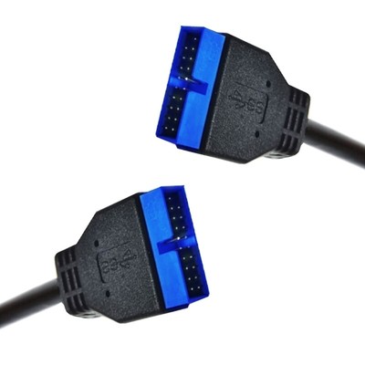 Reliable USB3.0 20Pin to USB3.1 TypeE Front Panel Header Adapter Cable for PC
