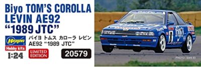tom⭐︎商品 Hasegawa 1/24 Biyo Tom's Corolla Levin AE92 1989 Jtc Modèle