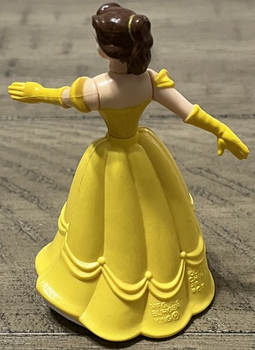 BEAUTY & THE BEAST BELLE DISNEY 3” ACTION FIGURE PLASTIC TOY Vintage Burger King - Picture 4 of 6
