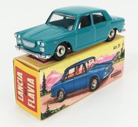 Modellauto Statische Epoche Lancia Flavia 1962 Blau Modellbau Massstab 1/48
