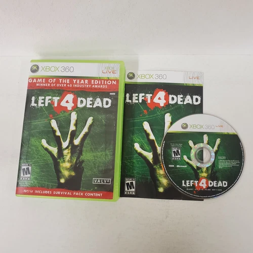 Left 4 Dead - Game of the Year Edition Xbox 360 2009 Fast Shipping