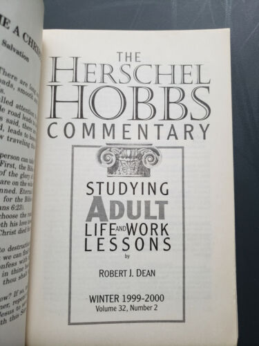 The Herschel Hobbs Commentary Studying Adult Life and Work Lessons - Picture 2 of 7
