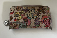 Tokidoki Ju-Ju Be Full Zippered Wallet - Rainbow Interior Card Holder