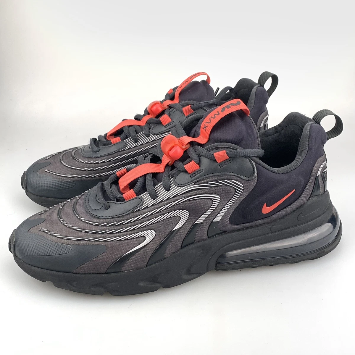 Air Max 270 React ENG Premium By You Sneaker Size 11.5 US Black