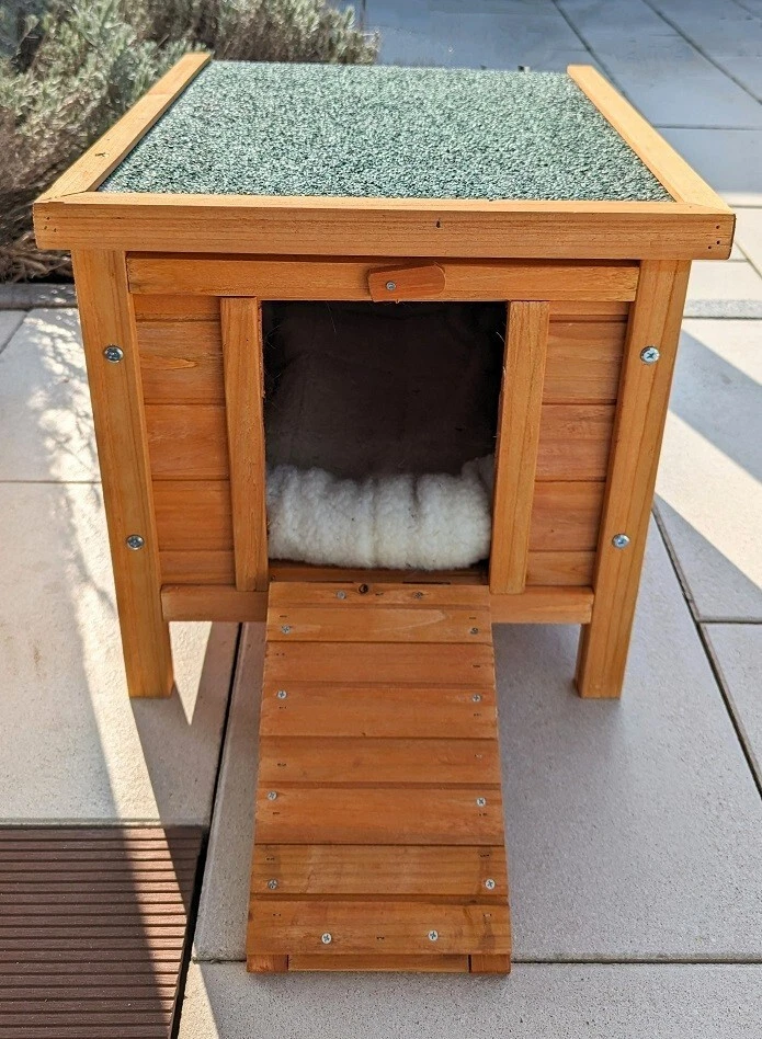 Hasenhaus SIMSA Katzenhaus Kaninchenhaus Kleintierstall Hasenstall Haus Hase - Bild 2 von 4