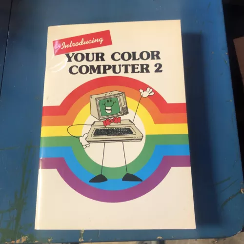 Introducing Your Color Computer 2 Tandy TRS-80 Vintage Manual And Reference Card