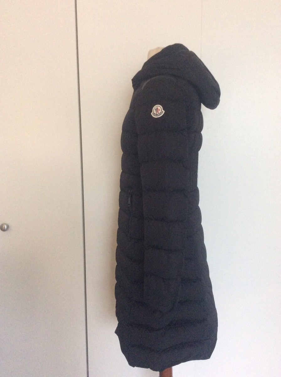 With Tags Moncler Women Talev Giubbotto Black Long Hooded With Tags Moncler Women Talev Giubbotto Black Long Hooded