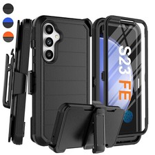 For Samsung Galaxy S23 FE 5G Case Shockproof Clip Cover Fits Otterbox Defender