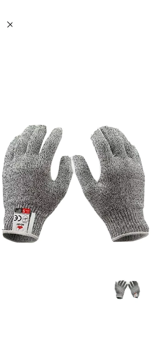 NoCry Premium Cut Resistant Gloves Food Grade — Level 5 Protection