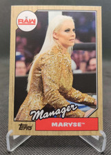 2017 Topps Heritage WWE #57 Maryse wrestling card