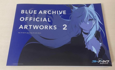 Blue Archive Art Works Vol.2 Ichijinsha A4 Japanese Illustration Book Used Japan