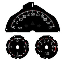 Tachoscheibe 100 mph + Drehzahlmesser + UHR Smart 451 Xclusive Ultimate Pulse Tachoscheibe 100 mph + Drehzahlmesser + UHR Smart 451 Xclusive Ultimate Pulse