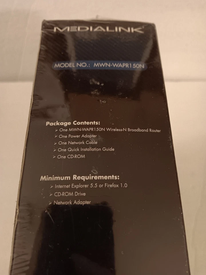 Medialink MWN-WAPR150N 150 Mbps 4-Port 10/100 Wireless N Router Factory Sealed - Image 3 of 4