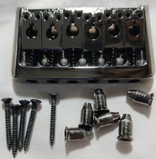 PRS 6 string Black Nickel Bridge set Paul Reed Smith SE Guitar Mark Holcomb