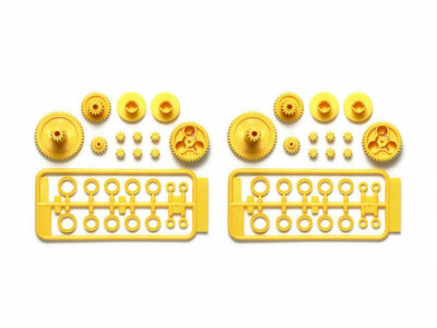 Tamiya 54930 1/24 RC SW-01 Chassis Spare G Parts (Gears,Yellow