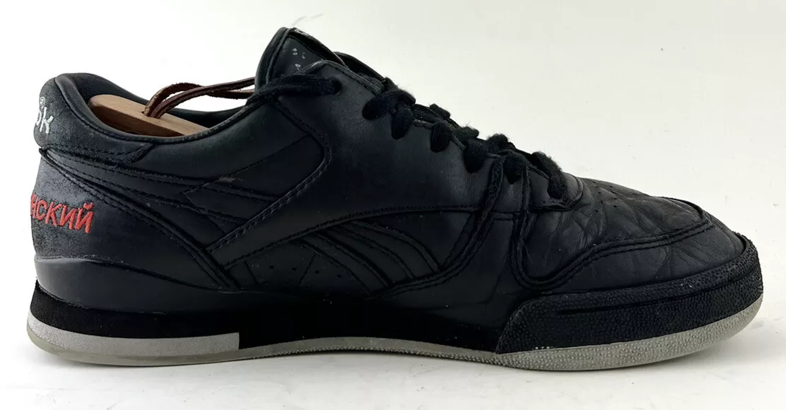 Reebok Gosha Rubchinskiy Black Leather Lace Up Phase One Size 7 | eBay