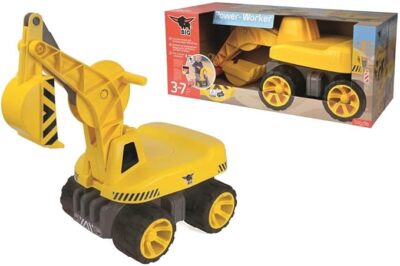 BIG - Power-Worker Maxi-Digger - Kinderfahrzeug, geeignet als Sand-Spielzeug