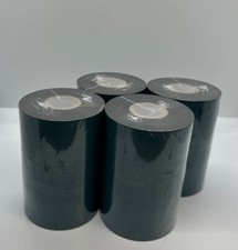 4  Wax Thermal Transfer Ribbon for Zebra Printer 110mm x 450M 4.33" x 1476" Roll