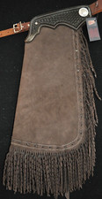 Custom Made Leather Chinks/Leather/New Rough Out Chaps/Made In USA